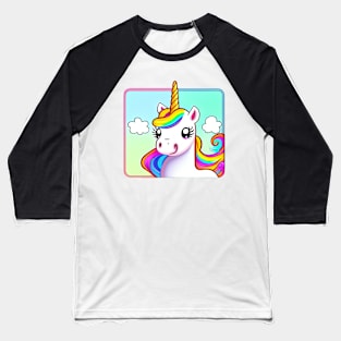 Cute unicorn Baseball T-Shirt